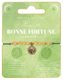 Bracelet Amulette Or Bonne fortune - Penny - RITUEL DE LUNE