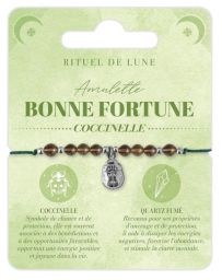 Bracelet Amulette Argent Bonne fortune - Coccinelle - RITUEL DE LUNE