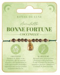 Bracelet Amulette Or Bonne fortune - Coccinelle - RITUEL DE LUNE