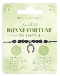 Bracelet Amulette Argent Bonne fortune - Fer à Cheval - RITUEL DE LUNE