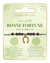 Bracelet Amulette Or Bonne fortune - Fer à Cheval - RITUEL DE LUNE