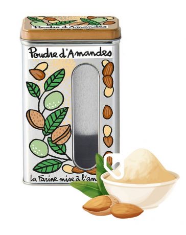 Boîte (à fenêtre) - Poudre d'Amandes - DERRIERE LA PORTE