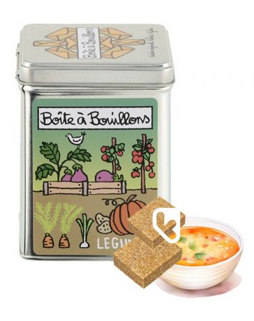 Boîte à Bouillon "Légumes Vintage" - DERRIERE LA PORTE