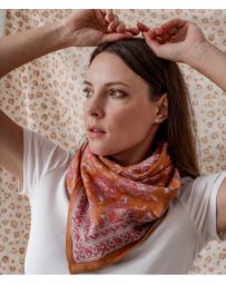 Grand Foulard - Matira Praline - BINDI ATELIER