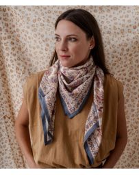 Grand Foulard - Matira Vanille - BINDI ATELIER