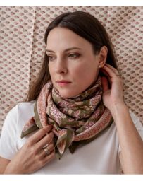 Grand Foulard - Matira Verde - BINDI ATELIER