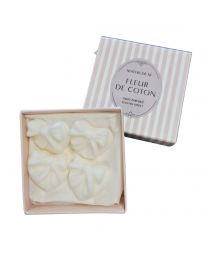 Boîte 4 Décors Fondants parfumés "Coeur Nœud" - Fleur de Coton - MATHILDE.M