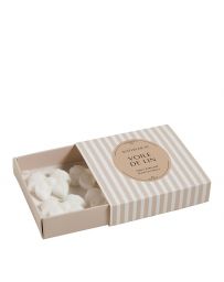 Boîte 4  Décors Fondants parfumés "Nœuds" - Voile de Lin - MATHILDE.M