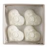 Boîte de 4 Décors Fondants parfumés "Cœurs brodés" - MARQUISE - MATHILDE.M