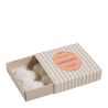 Boîte de 4 Décors Fondants parfumés "Cœurs brodés" - MARQUISE - MATHILDE.M
