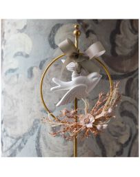 Couronne florale Colombe parfumée - Sublime Jasmin - MATHILDE.M