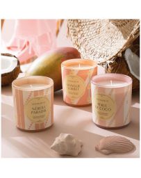 Bougie parfumée "Bain de Soleil" 160 g - Perle de Coco - MATHILDE.M