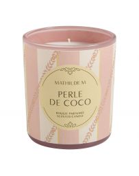 Bougie parfumée "Bain de Soleil" 160 g - Perle de Coco - MATHILDE.M