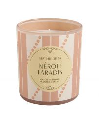 Bougie parfumée "Bain de Soleil" 160 g - Néroli Paradis - MATHILDE.M