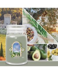 Bougie Grande Jarre - Cyprès & Oliviers - YANKEE CANDLE