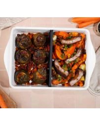 L'Incroyable Plat au Four ajustable - Blanc - COOKUT