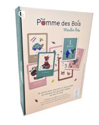 Cartes Etapes "Mes 12 Premiers Mois" - Pomme des Bois - MOULIN ROTY