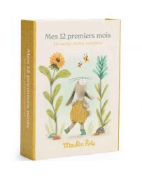 Cartes Etapes Mes 12 Premiers Mois - Trois petits lapins - MOULIN ROTY