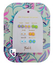 Boucles d'Oreilles - Une semaine de Poésie - Fleurs - YUKO. B