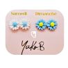 Boucles d'Oreilles - Une semaine de Poésie - Fleurs - YUKO. B