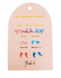 Boucles d'Oreilles - Une Semaine de Poésie - Océan - YUKO. B
