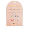 Boucles d'Oreilles - Une Semaine de Poésie - Baby Shower - YUKO. B