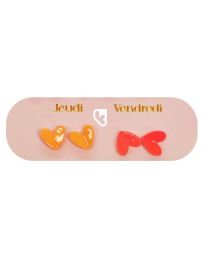 Boucles d'Oreilles - Une Semaine de Poésie - Cœurs - YUKO. B