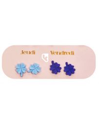 Boucles d'Oreilles - Une Semaine de Poésie - Chance - YUKO. B