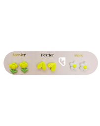 Boucles d'Oreilles - Un An de Poésie - Vive - YUKO. B