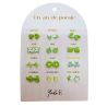 Boucles d'Oreilles - Un An de Poésie - Verte - YUKO. B