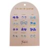 Boucles d'Oreilles - Un An de Poésie - Bleue - YUKO. B