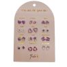 Boucles d'Oreilles - Un An de Poésie - Parme - YUKO. B