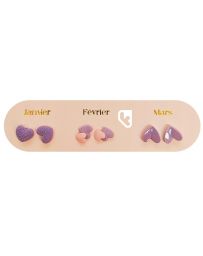 Boucles d'Oreilles - Un An de Poésie - Parme - YUKO. B