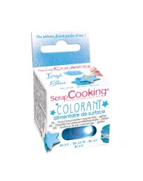 Colorant alimentaire de surface irisé - Bleu - SCRAPCOOKING