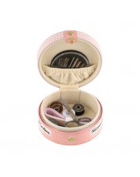 Boîte à Couture (Garnie) - Bobine Rose - DERRIERE LA PORTE