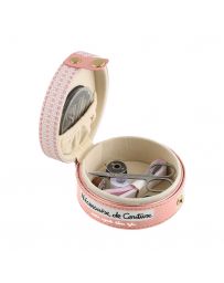 Boîte à Couture (Garnie) - Bobine Rose - DERRIERE LA PORTE