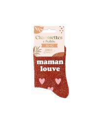 Chaussettes Paillettes Maman Louve