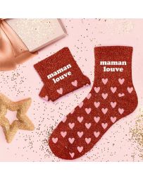 Chaussettes Paillettes Maman Louve