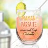 Verre rond "Maman parfaite" Verre rond "Maman parfaite"