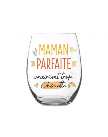 Verre rond "Maman parfaite"