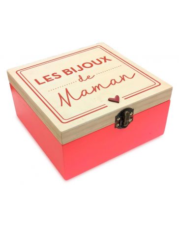 Boîte à Bijoux "Les Bijoux de Maman"