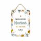Plaque métal - Meilleure Maman du Monde (Entier)