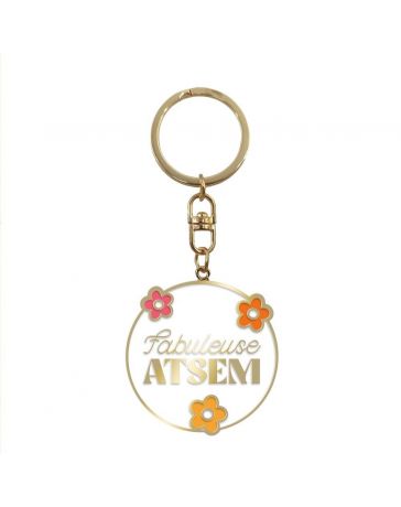 Porte clés atsem fabuleuse