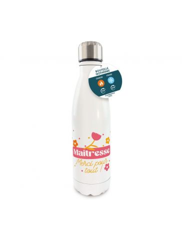 Gourde isotherme maitresse merci pour tout