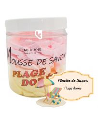 Mousse de Savon - Plage dorée - PEAU D'ÂNE