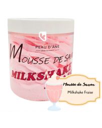 Mousse de Savon - Milkshake Fraise - PEAU D'ÂNE