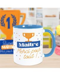 Mug en céramique - Maître, Merci pour tout !