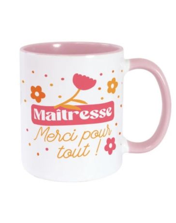 Mug en céramique - Maîtresse, Merci pour tout !