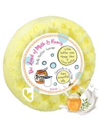 Eponge savon exfoliante - THE LAND OF MILK & HONEY - BOMB COSMETICS