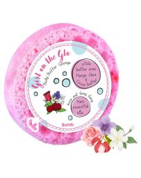 Eponge savon exfoliante - GIRL ON THE GLO - BOMB COSMETICS